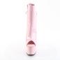 Preview: ADORE-1018 Pleaser High-Heels Plateaustiefeletten babypink Lack Fersen- Zehenoffen