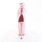 Preview: ADORE-1018 Pleaser High-Heels Plateaustiefeletten babypink Lack Fersen- Zehenoffen
