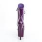 Preview: Sale ADORE-1020 Pleaser high heels platform lace-up ankle boot purple patent 39