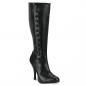 Preview: Sale ARENA-208 Funtasma Damen High Heels kniehohe Stiefel schwarz Lederoptik 36