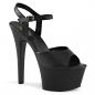 Preview: Sale ASPIRE-609 Pleaser high heels vegan platform ankle strap sandal black matte 40