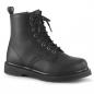 Preview: Sale BOLT-100 vegane DemoniaCult Herren 8-Loch Kampf Stiefeletten Boots schwarz 43