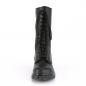 Preview: Sale BOLT-300 DemoniaCult Unisex 14-eyelet lace-up vegan boot black 38
