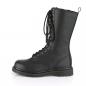 Preview: Sale BOLT-300 DemoniaCult Unisex 14-eyelet lace-up vegan boot black 38