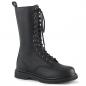 Preview: Sale BOLT-300 DemoniaCult Unisex 14-eyelet lace-up vegan boot black 38