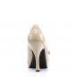 Preview: Sale CUTIEPIE-02 Pin Up Couture High-Heels Mary Jane Riemchenpumps creme Lack 39