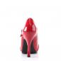 Preview: Sale CUTIEPIE-08 Pin Up Couture High-Heels Peep-Toe Riemchenpumps rot Lack mit Schleife 39
