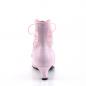 Preview: DAME-05 Funtasma viktorianische Damen Stiefeletten babypink Lederlook Spitze
