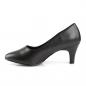 Preview: Sale IVINE-420 Pleaser Pink Label classic pump black vegan leather 40