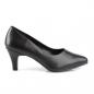 Preview: Sale IVINE-420 Pleaser Pink Label classic pump black vegan leather 40