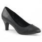 Preview: Sale IVINE-420 Pleaser Pink Label classic pump black vegan leather 40