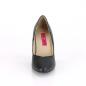 Preview: Sale DREAM-420W Pleaser Pink Label high heels classic pump black matte wide width 43