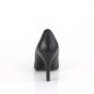Preview: Sale DREAM-420W Pleaser Pink Label high heels classic pump black matte wide width 43