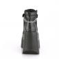 Preview: Sale DYNAMITE-101 Demonia Plateau Stiefeletten Ketten O-Ring schwarz Lederlook Microfaser 36