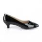 Preview: Sale FAB-420 chice Pleaser Pink Label Damen Pumps 5cm Absatz schwarz Lack Übergrößen 41