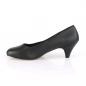Preview: Sale FEFE-01 Pleaser Damen Pumps atmungsaktive Trikotsohle schwarz Lederlook 42