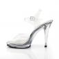 Preview: Sale FLAIR-408 Fabulicious high heels platform ankle strap sandal transparent 38