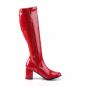 Preview: Auktion GOGO-300 bequeme Funtasma Damen Stretchstiefel Boots rot Lack 37