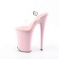 Preview: Sale INFINITY-908 Pleaser vegan high heels platform ankle strap sandal clear baby pink 39