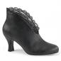 Preview: Sale JENNA-105 Pleaser Damen Schlüpf Stiefeletten spitze schwarz Lederoptik 43