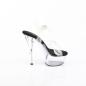 Preview: KISS-208 Pleaser vehan ladys high heels platform sandal clear black