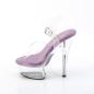 Preview: KISS-208 Pleaser Damen High-Heel Plateausandaletten transparent lavendel günstig