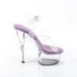 Preview: KISS-208 Pleaser Damen High-Heel Plateausandaletten transparent lavendel günstig