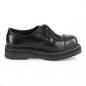 Preview: Sale RIOT-03 DemoniaCult klassische Herren Schnürschuhe schwarz Echtleder 43