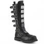 Preview: Sale RIOT-21MP DemoniaCult vegan unisex men women steel toe knee boot black matte 40