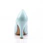 Preview: Sale SMITTEN-04 Pin Up Couture High Heels Pump Bubikragen babyblau Lederoptik 38