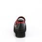 Preview: Sale SPRITE-01 DemoniaCult Damen Plateau Riemen Schuhe schwarz Lederoptik 40
