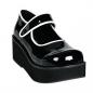 Preview: Sale SPRITE-01 DemoniaCult gothic punk lolita mary jane pump shoes black white patent 37