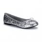 Preview: Sale STAR-16G Funtasma Damen Disco Ballerina Lack Schleife silber Glitter 41