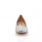 Preview: Sale TREAT-06 Fabulicious Damen Ballerina Schuhe Strasssteinchen silber Glitter Gewebe 40