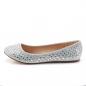 Preview: Sale TREAT-06 Fabulicious Damen Ballerina Schuhe Strasssteinchen silber Glitter Gewebe 40