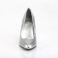 Preview: Sale VANITY-420 Pleaser high heels classic pump silver vegan leather 40