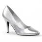 Preview: Sale VANITY-420 Pleaser high heels classic pump silver vegan leather 40