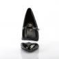 Preview: Sale VANITY-442 Pleaser Damen High-Heels Riemchenpumps Bi-Color schwarz-weiß Lack 35