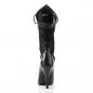 Preview: Sale VICTORIAN-116X extrabreite viktorianische Funtasma Stiefeletten schwarz mit Spitze 42