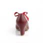 Preview: Sale WIGGLE-32 Pin Up Couture Mary Jane Damen Pumps Herz Cutouts burgund Lederoptik 40