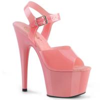 ADORE-708N Pleaser High-Heels Plateausandaletten babypink Jelly-Like