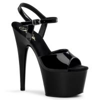 ADORE-709 Pleaser High Heels Platform Sandal black patent