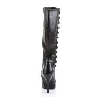 Sale ARENA-208 Funtasma Damen High Heels kniehohe Stiefel schwarz Lederoptik 36