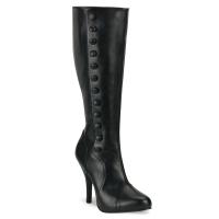 Sale ARENA-208 Funtasma Damen High Heels kniehohe Stiefel schwarz Lederoptik 36