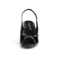 Sale BELLE-368 Fabulicious Damen Peep Toe Slingback Pumps schwarz Lack 36