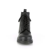 Sale BOLT-100 vegane DemoniaCult Herren 8-Loch Kampf Stiefeletten Boots schwarz 43