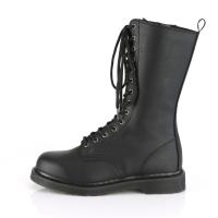 Sale BOLT-300 DemoniaCult Unisex 14-eyelet lace-up vegan boot black 38