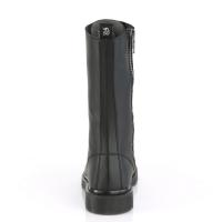 Sale BOLT-300 DemoniaCult Unisex 14-eyelet lace-up vegan boot black 38