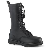 Sale BOLT-300 DemoniaCult Unisex 14-eyelet lace-up vegan boot black 38