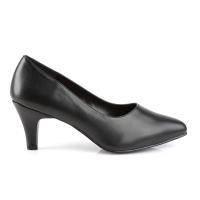 Sale IVINE-420 Pleaser Pink Label classic pump black vegan leather 40